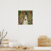 Poster Gustav Klimt - Chemin du jardin avec poulets (Cuisine)