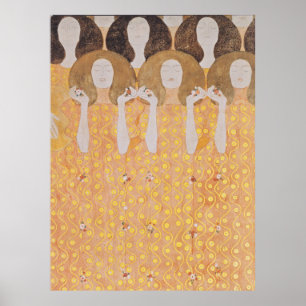 Poster Gustav Klimt - Chor der Paradiesengel