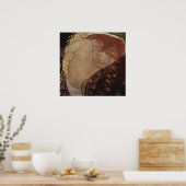 Poster Gustav Klimt ~ Danae (Cuisine)