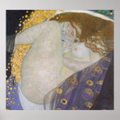 Poster Gustav Klimt - Danae (Devant)
