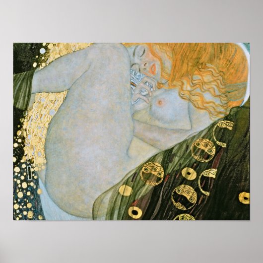 Poster Gustav Klimt - Danae (Devant)