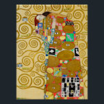 Poster Gustav Klimt Exécution Nouveau Couple<br><div class="desc">Gustav Klimt,  Fulfillment 1910-1911 Couple Art Nouveau avec la signature de Klimt design tourbillonnant et belle peinture or.</div>