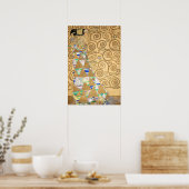 Poster Gustav Klimt - Expectation, Stoclet Frieze (Cuisine)