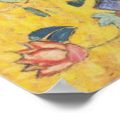 Poster Gustav Klimt - Femme fan (Coin)