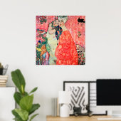 Poster Gustav Klimt - Femmes amis (Bureau à domicile)
