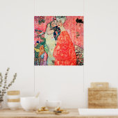 Poster Gustav Klimt - Femmes amis (Cuisine)