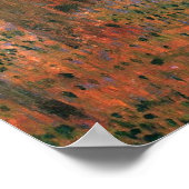 Poster Gustav Klimt Fir Forêt Tannenwald Arbres rouges (Coin)