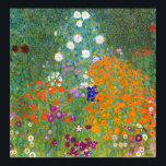 Poster Gustav Klimt : Flower Garden<br><div class="desc">Une belle affiche classique ornée d'un jardin fleuri coloré, peint par le peintre symboliste autrichien Gustav Klimt.</div>