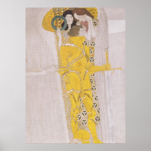 Poster Gustav Klimt - frise beethoven (Devant)