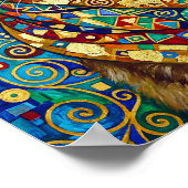 Poster Gustav Klimt Grumpy Cat with Blue Eyes (Coin)