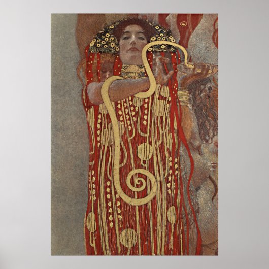 Poster Gustav Klimt - Hygieia (Devant)