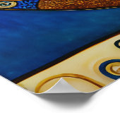 Poster Gustav Klimt Inspiré L'Affiche Arbre de Vie (Coin)