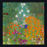 Poster Gustav Klimt - Jardin des fleurs<br><div class="desc">Jardin aux fleurs - Gustav Klimt en 1905-1907</div>