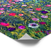 Poster Gustav Klimt Jardin italien Paysage (Coin)