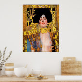 Poster Gustav Klimt - Judith (Cuisine)