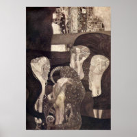 Poster Gustav Klimt ~ jurisprudence État final
