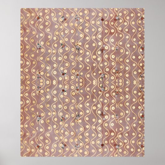 Poster Gustav Klimt - La chorale des anges Motif (Devant)