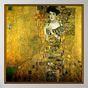 Poster Gustav Klimt La Dame D'Or