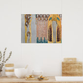 Poster Gustav Klimt - La Frise Beethoven, Détails (Cuisine)
