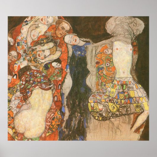 Poster Gustav Klimt - La Mariée (Devant)