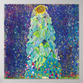 Poster Gustav Klimt - La peinture fine d'art tournesol (Devant)