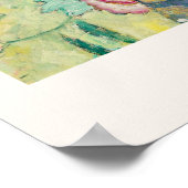 Poster Gustav Klimt Lady avec une exposition d'art (Coin)