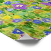 Poster Gustav Klimt L'affiche du chat Kiss (Coin)