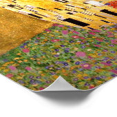 Poster Gustav Klimt L'affiche du Kiss Fine Art (Coin)
