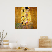 Poster Gustav Klimt L'affiche du Kiss Fine Art (Cuisine)