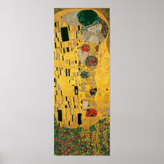Poster Gustav Klimt L'affiche Kiss