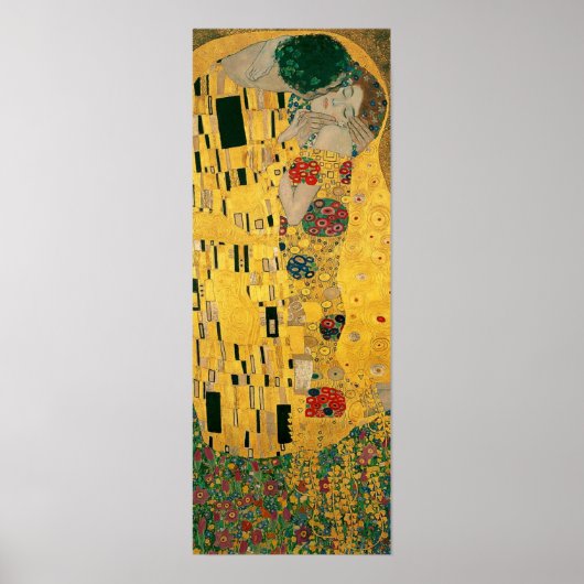 Poster Gustav Klimt L'affiche Kiss (Devant)