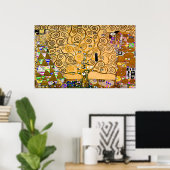 Poster Gustav Klimt 'L'Arbre De Vie' (Bureau à domicile)