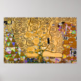 Poster Gustav Klimt L'Arbre de la Vie Art fine