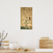 Poster Gustav Klimt - L'Arbre de Vie, La Frieze Stoclet (Cuisine)