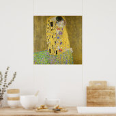 Poster Gustav Klimt Le Baiser (Cuisine)