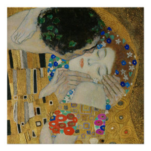 Poster Gustav Klimt Le Baiser