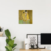 Poster Gustav Klimt - Le baiser (Bureau à domicile)