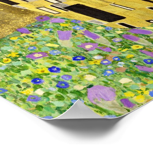 Poster Gustav Klimt - Le baiser (Coin)