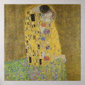 Poster Gustav Klimt Le Baiser (Devant)