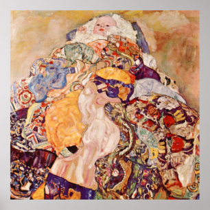 Poster Gustav Klimt 'Le Bébé'