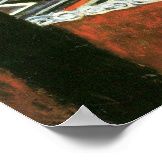 Poster Gustav Klimt - le danseur (Coin)