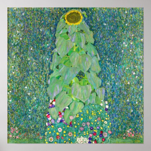 Poster Gustav Klimt - Le Tournesol (Devant)