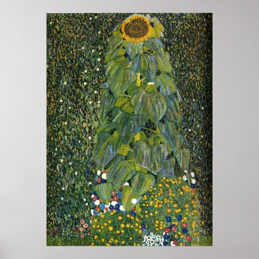 Poster Gustav Klimt "Le tournesol" (Devant)