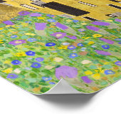 Poster Gustav Klimt Le Zoom Vertical Kiss (Coin)