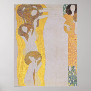 Poster Gustav Klimt - Les arts