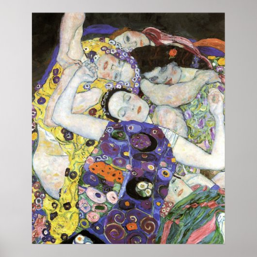 Poster Gustav Klimt - L'huile vierge (Devant)