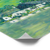 Poster Gustav Klimt - Litzenberg au lac Attersee (Coin)