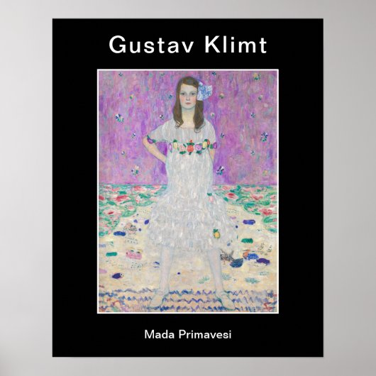 Poster Gustav Klimt - Mada Primavesi (Devant)