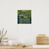 Poster Gustav Klimt - Maison de campagne de l'Attersee (Cuisine)