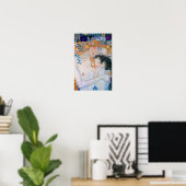 Poster Gustav Klimt - Mère et Enfant (Bureau à domicile)